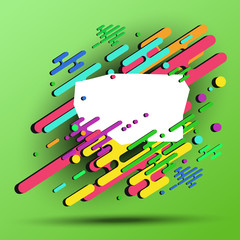 3d geometric abstract background for your banner - vector eps10