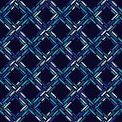 Ethnic boho seamless pattern. Embroidery on fabric. Scribble texture. Folk motif. Textile rapport.