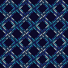 Ethnic boho seamless pattern. Embroidery on fabric. Scribble texture. Folk motif. Textile rapport.