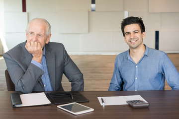 Senior and Junior Employees Competing for CEO Post