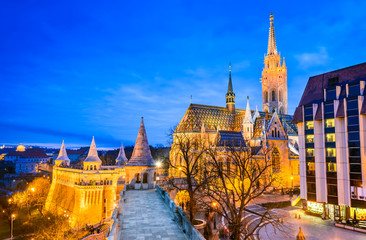 Budapest, Matyas church on Buda Hill, Hungary