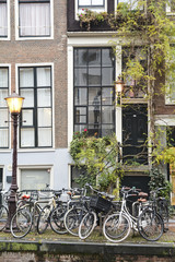 Fototapeta na wymiar facciata in amsterdam