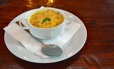 Onion soup