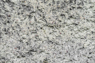 texture of gray decorative plaster on the whole frame