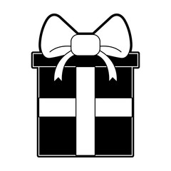 Giftbox present symbol icon vector illustration graphic design
