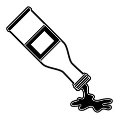 Sauces bottle isolated icon vector illustration graphic design