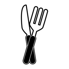 Restaurant cutlery symbol icon vector illustration graphic design