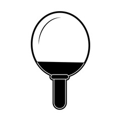 Ping pong racket icon vector illustration graphic design
