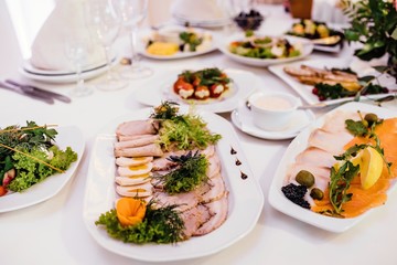 Photo of snack platters on the table