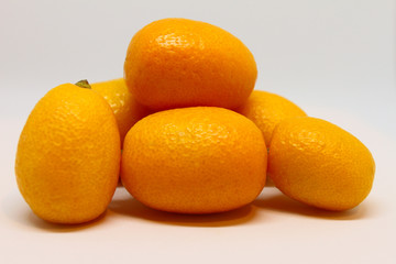 Kumquat isolated on white background