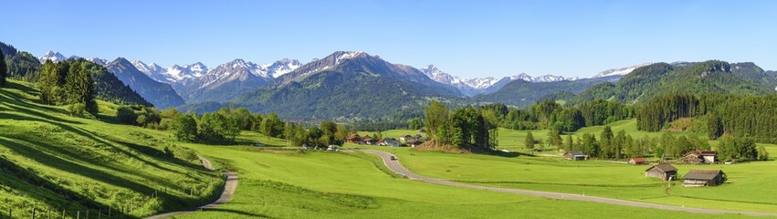 Fototapeta na wymiar im Oberallgäu nahe Rubi