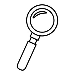 search magnifying glass icon vector illustration design