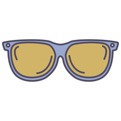 eye glasses isolated icon vector illustration design