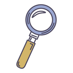 search magnifying glass icon vector illustration design
