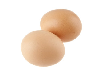 chicken egg isolated on white background