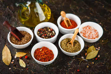 Various kinds of spices