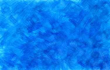 Blue bakground in gouache paint