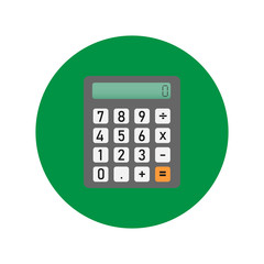 calculator for math round icon