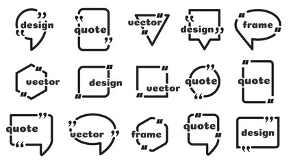 Bubble with the text and quote.