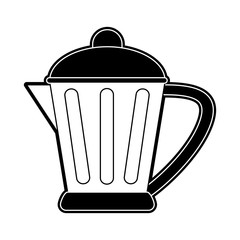 coffee kettle isolated icon vector illustration graphic design