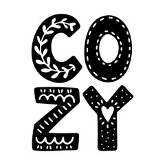 Vector poster with phrase