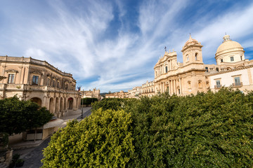 Naklejka premium Noto Sicily Italy - Cathedral of San Nicolo