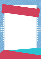 Fototapeta premium Abstract pastel color blank poster background