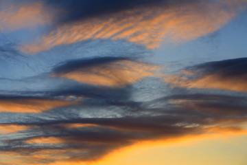 sonnenuntergang im sommer