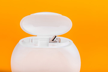 Dental floss plastic case 