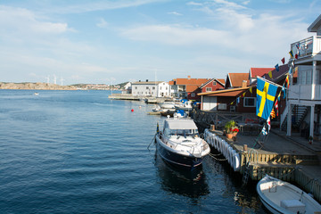Fototapeta na wymiar Klädesholmen on the west coast in Sweden