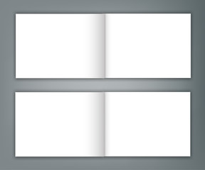 2623168 Set of Blank catalogue landscape brochure mockup cover template
