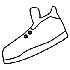 Sport shoe isolated icon vector illustration graphic design