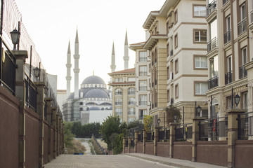 Fototapeta na wymiar Architecture in the street of Istanbul