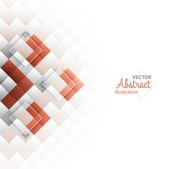 Abstract background. Square shapes. Vector illustration.