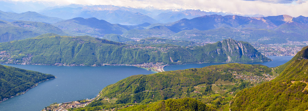 Melide. Lago de Lugano (Ticino Switzerland)