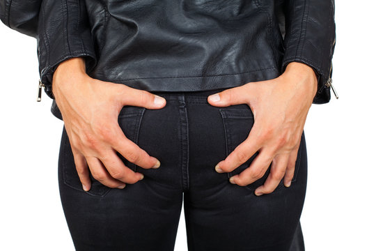 Man grabbing his girlfriend's ass