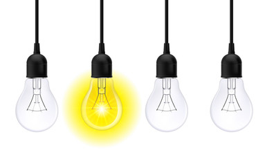 Naklejka premium Lighting Bulb