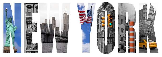 New York city letter concept