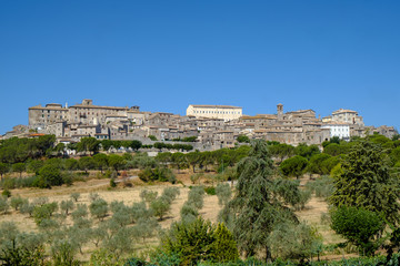 Obraz premium Panoramic view of Lugnano in Teverina (Umbria, Italy)