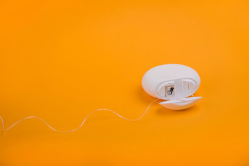 Dental floss plastic case 