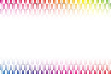 #Background #wallpaper #Vector #Illustration #design #free #free_size #charge_free #colorful #color rainbow,show business,entertainment,party,image  背景素材,和風紋様,矢絣柄,矢羽根,卒業式,入学,衣装,振り袖,着物,伝統模様,春,コピースペース