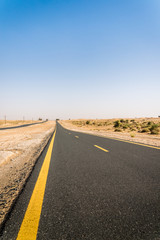 Fototapeta na wymiar Al Qudra cycling track near Dubai, United Arab Emirates, Middle East