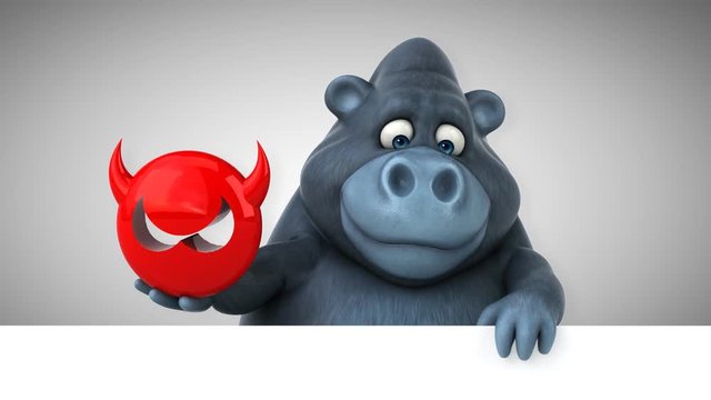 Fun gorilla - 3D Animation