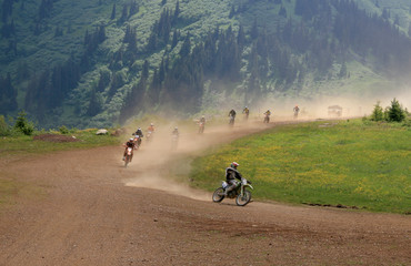 Offroad Motorradrennen