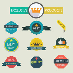 Fototapeta premium sale banner design flat