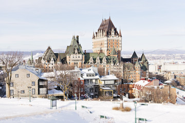 Beautiful Historic Chateau Frontenac in Quebec City