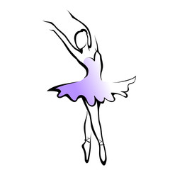 silhouette ballet dancer - 189352587