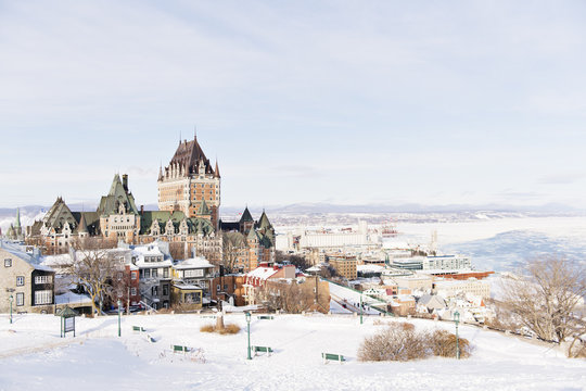 Beautiful Historic Chateau Frontenac in Quebec City