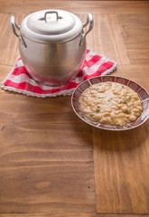 dried beans on plate