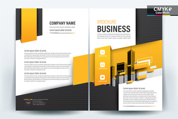 Modern business flyers brochure, annual report ,design templates, booklet, book cover in size a4